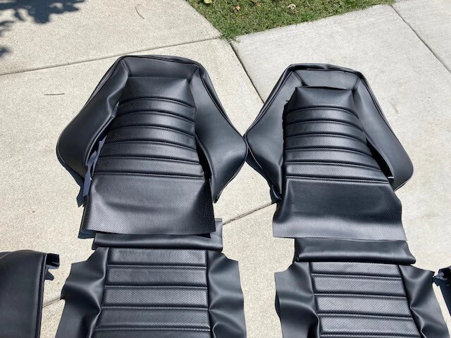 KIT ASIENTO TAPIZADO RECARO E21 E10 MUSTANG VINILO ALEMÁN NUEVO Foto 4 de 4