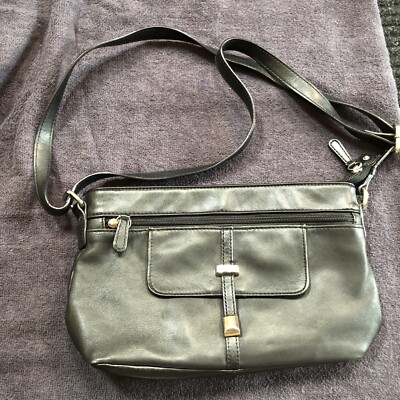 Giani Bernini Leather Purse Black Shoulder Bag