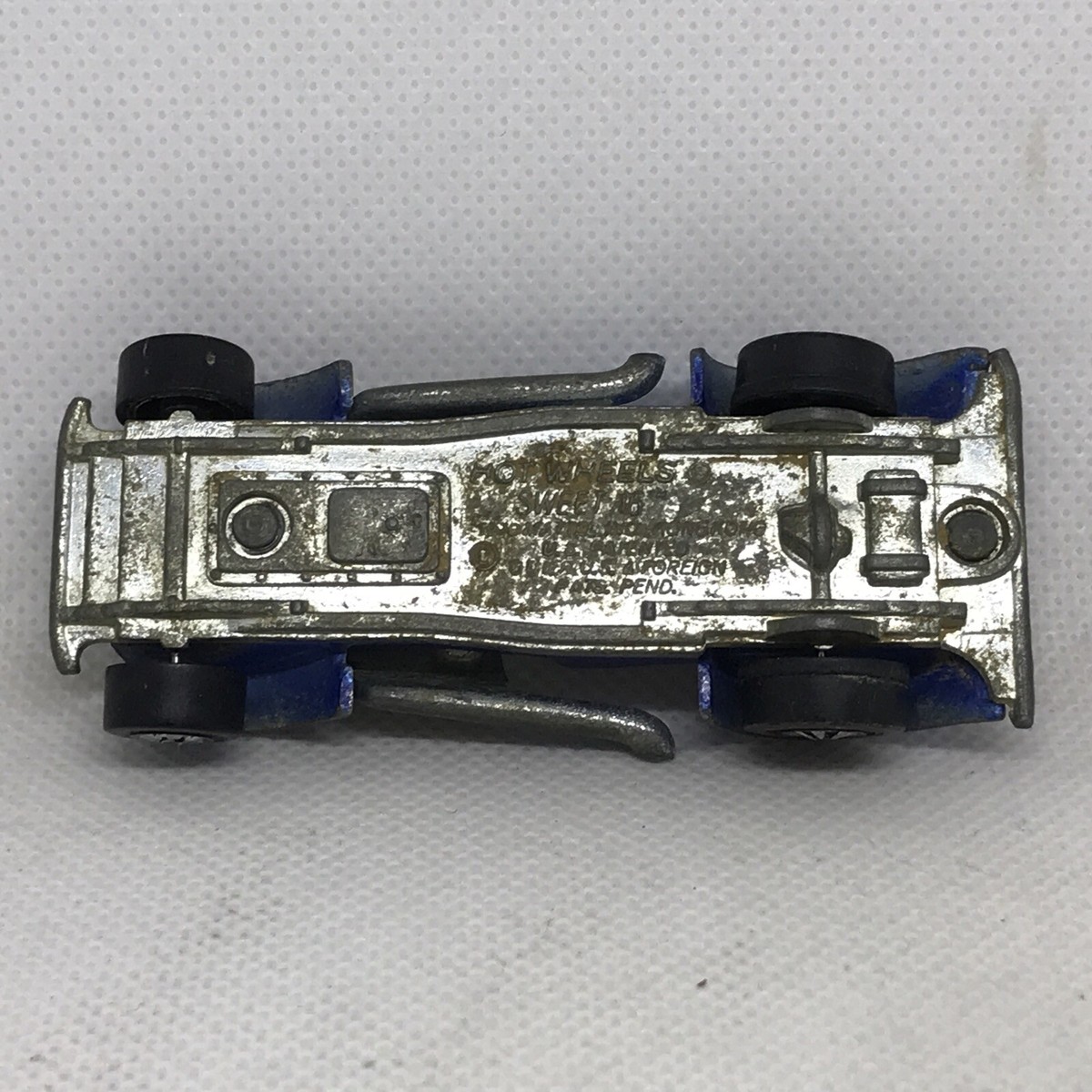 Hot Wheels Redline Sweet 16 Car 1970 Blue Black Int. Made In Hong