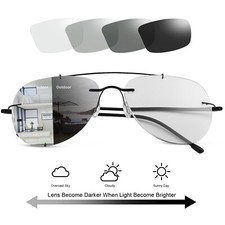 Photochromic Progressive Multifocal Reading Glasses Anti-Blue Light 1.0 3.5 NEW