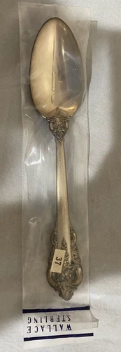 WALLACE GRANDE BAROQUE Sterling Silver Teaspoon New, sealed pack (ToteNNN)