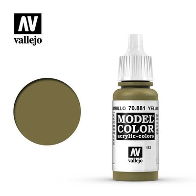 VALLEJO MODEL COLOR 112 YELLOW GREEN 70881 17ml (Acrylic Paint)