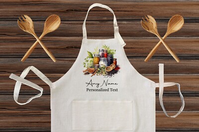 Customized Chef Inspired Apron BBQ Chef Party Gift Spices