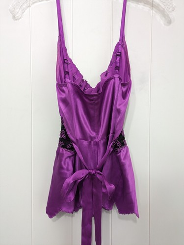 Vintage Betsey Johnson Silk Purple Top, *Read Description - Picture 4 of 22