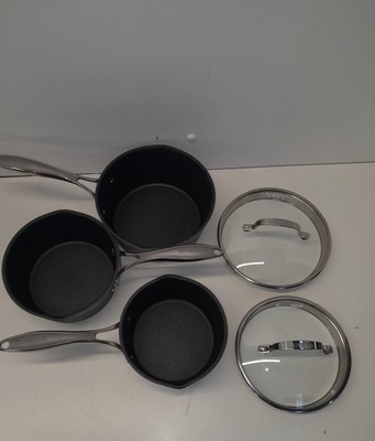 Eaziglide Neverstick3 Professional Non-Stick Saucepan Set (Dmg  