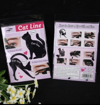 ***Cat Line Schablonen Eyeliner Schablonen Black Cat Catline Smoky Eye Neu Top**