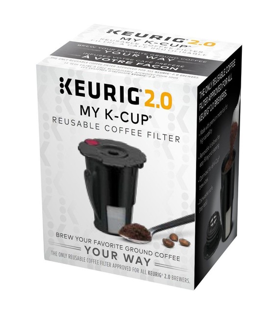 Keurig 2.0 My Kcup Reusable Filter for Model K200 K300 K400 K500 Plus