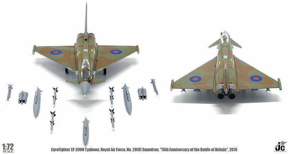 Eurofighter EF-2000 Typhoon RAF 2015 1:72 JC Wings | eBay