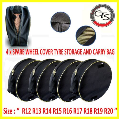 for any Car Winter Summer all Season Tyre Bags 4 Covers Protector Wheels Storage - Picture 1 of 4