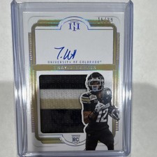 Panini National Treasures Collegiate Rookie Auto Patch Travis Hunter Blue /39 