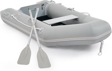 Inflatable Dinghy Boat for 2 Adults, 660lb Capacity Heavy-Duty PVC Raft with ...