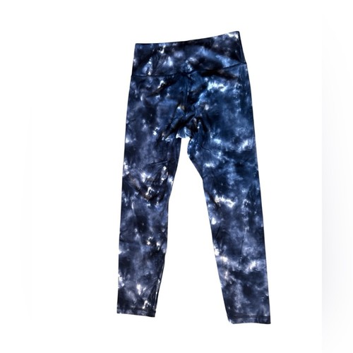 Banana Republic Factory High-Rise 7/8 Leggings in Hyper Navy Blue Tie Dye,Medium - Picture 4 of 10