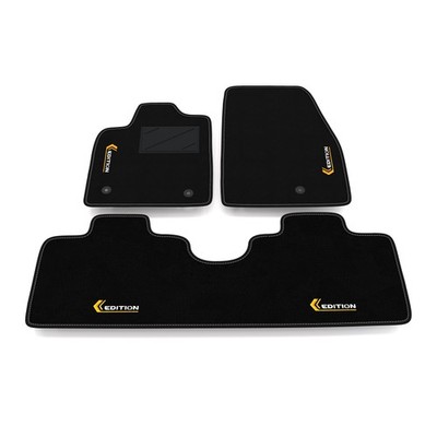 Mossa Tappetini Auto In TPE Per Ford S-Max II (2015-2023) – Set Da 3 Pezzi, Nero, Antiscivolo, Bordo Rialzato, Compatibili Con 5/7 Posti - 4