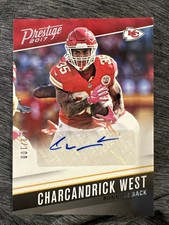 2017 Panini Prestige - Veteran Signatures Charcandrick West #49/100 (AU)