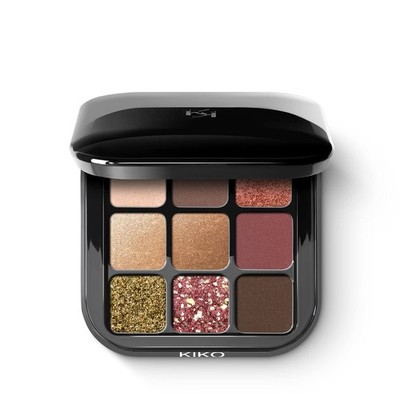 KIKO Milano Glamour Multi Finish Eyeshadow 1 g (1er Pack), 03 Burgundy Notes