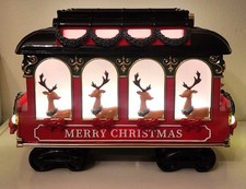 Bath & Body Works 2025 Light Up Christmas Trolley 3 Wick Candle  Holder - BNIB!
