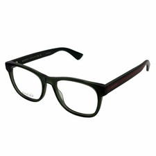 Gucci GG0004ON Green Eyeglasses Frames 53mm 19mm 145mm - 011 - Made In Japan