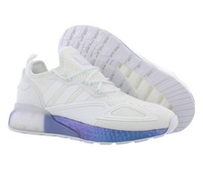 Preços baixos em adidas ZX 2K Boost White Boost Blue Violet | eBay