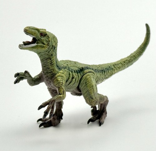 Figura de juguete pequeña velociraptor dinosaurio jurásico 3" nariz a cola - usada - Imagen 3 de 4