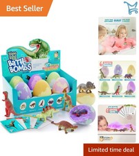 Kid Bath Bombs Dinosaur Toys Egg Surprise Educational Gift for Kids Ages 6 7 8