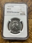 1962-D Franklin Half Dollar NGC MS63