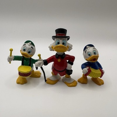 Vintage Bullyland Disney Scrooge McDuck & Nephews Figures Set (1986)