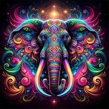 DIY Elephant Diamond Art Kits for Adults, 5D Diamond Painting Kits for Beginners