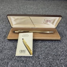 Vintage Cross Pen 1/20 10kt Gold Filled With Case