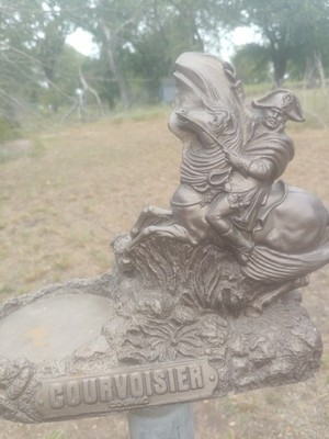 Vintage Napoleon Bonaparte Statue On His Horse for Courvesiour France