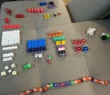 LARGE LOT  Vintage Dice Dnd RPG Role Playing Game Board Game 100+ SHIPS FREE NOW