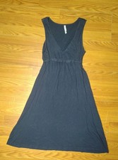 Old Navy Women's Summer Dress Size XS Navy Blue Tie Back V Neck