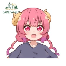 EARLFAMILY 5.1" Iruru Car Sticker Scratch-Proof Artistic Caravan Vehicle Decal