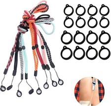 8 Pcs Peritoneal Dialysis Transfer Set Holder with 24 Silicone Rings PD