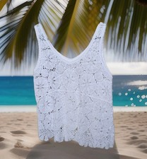 0039 Italy Damen Spitzen-Camisole Top Gr. 40 ...