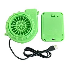 Inflatable Costume Portable Mini Blower Fan for Blow Up green