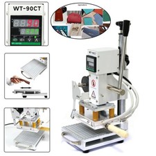 220V Drawer T-slot Hot Foil Stamping Machine Leather PVC Logo Embossing Bronzing