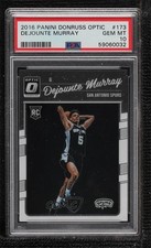 2016-17 Panini Donruss Optic Dejounte Murray #173 PSA 10 GEM MT pu3