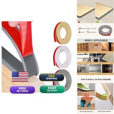 16.4ft U-Shape Edge Banding, HeiPen Self Adhesive Rubber Edge Trim, TPE