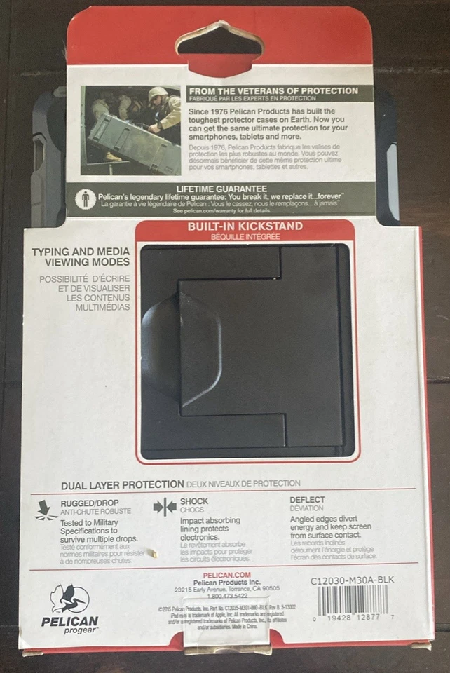 Жесткий чехол Pelican Progear Voyager iPad Mini 1/2/3 w встроенный чехол-подставка - Изображение 2 из 2