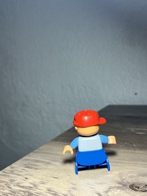 LEGO Duplo Lego Ville Boy Child Freckles w Hat  Minifigure Figure 