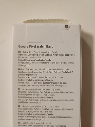 Pixel Active Watch Band/Moondust/Small/130mm-175mm Wrists- - Photo 2 sur 2