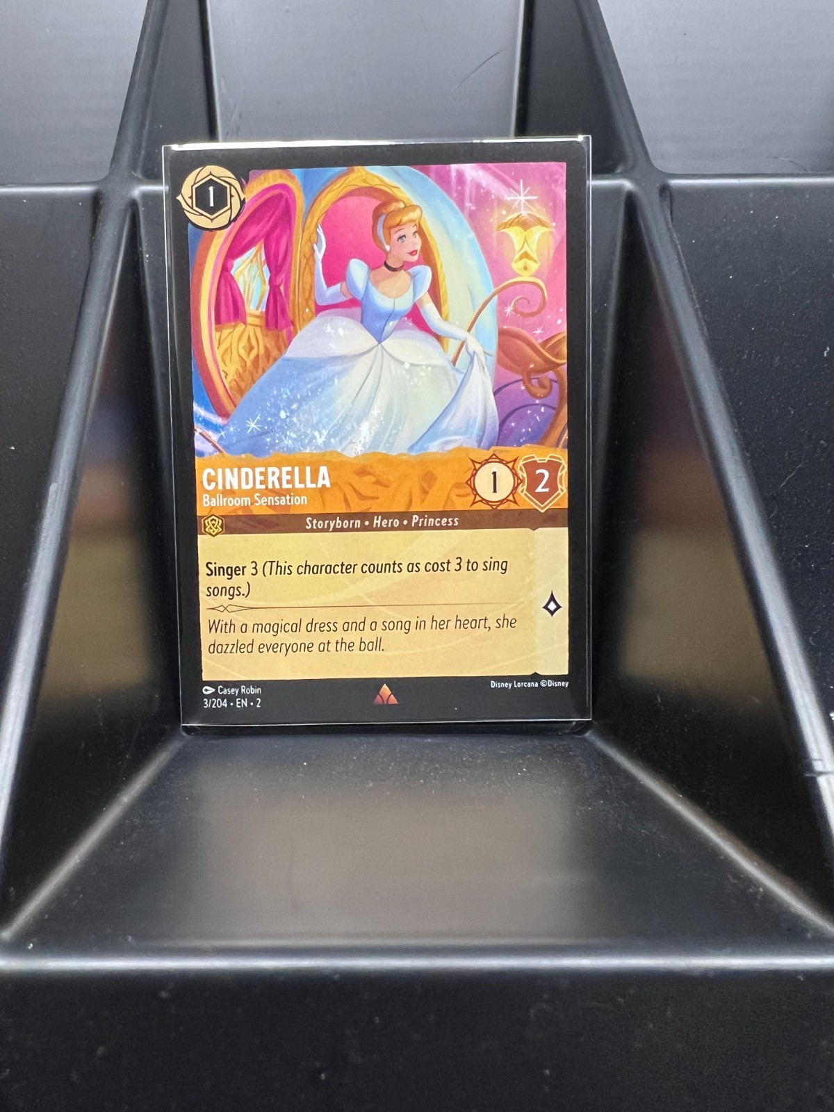 Disney Lorcana Rise of the Floodborn Cinderella Ballroom Sensation 3/204 NM MINT