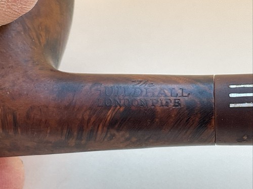 Comoys The Guildhall smooth modern bent 607 apple estate pipe - Bild 9 von 11