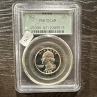 1962 Washington Quarter 25C Proof Silver PCGS PR67 DCAM Cert #2385515