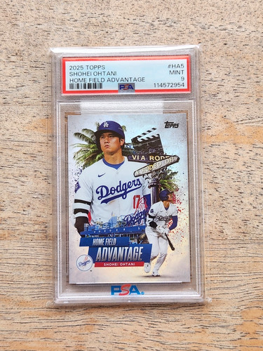 2025 Topps Shohei Ohtani Home Field Advantage #HA5, PSA 9