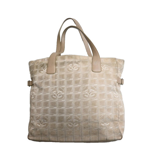 CHANEL new Travel Line shoulder bag Tote bag GM beige from JAPAN Good authentic