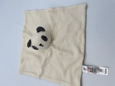 George Asda Beige Cream Teddy Panda Baby Comforter Blankie Soother Soft Toy