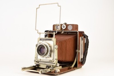 Busch Pressman Model D 4x5 Press Camera w/ Wollensak Raptar 135mm f/4.7 Lens V29