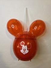 Disney Parks Mickey Mouse Red Balloon Sipper Cup and Straw NEW 