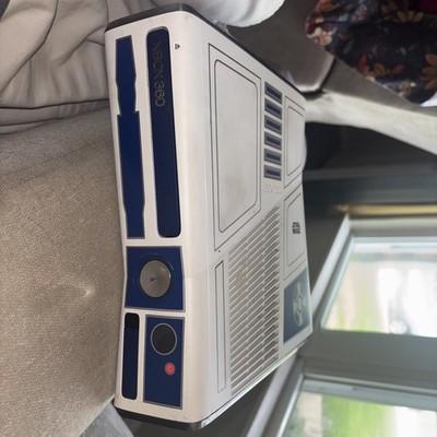 Microsoft Xbox 360 S Star Wars R2-D2 Edition Console White/Blue 320gb #613